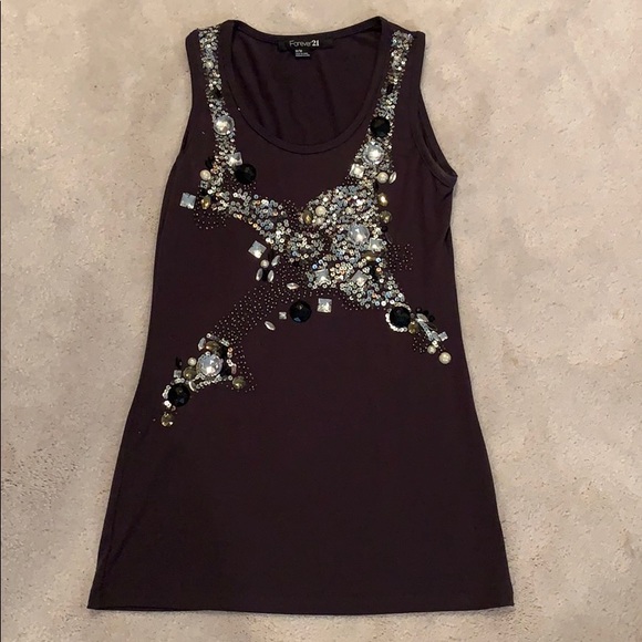 Forever 21 Tops - Forever21 beaded sequin top